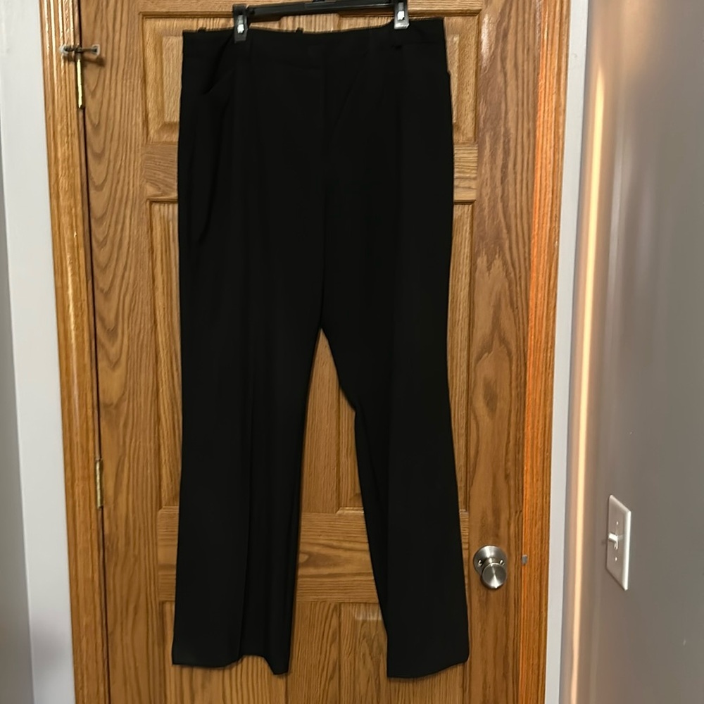Worthington, modern fit, black dress pants, 18 tall